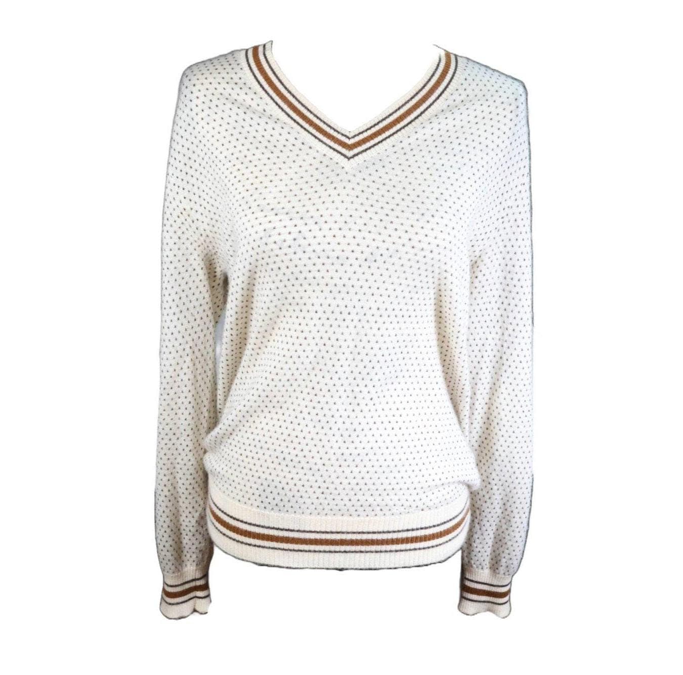 Louis Vuitton Cashmere Sweater Shirt V Neck Size Small Unisex Authentic - Pre-owned fashion auction at Alighieri's